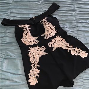 Off shoulder black Jumpsuit